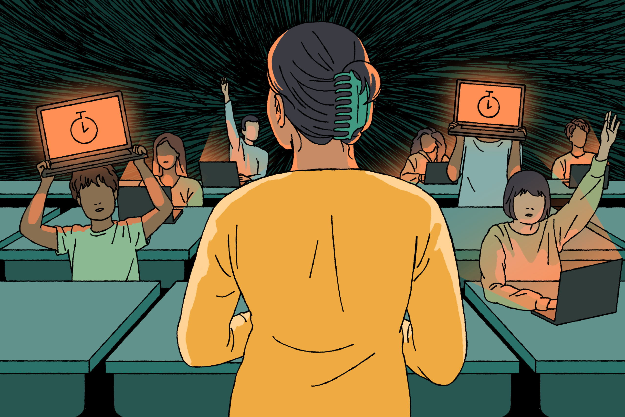 The school year begins in LA with one big change: limited screen time