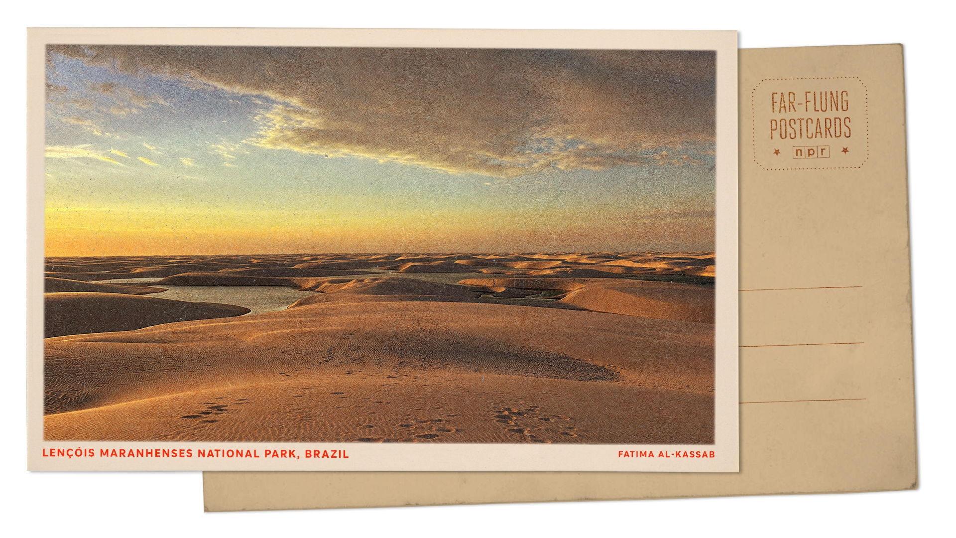 Greetings from a surreal expanse of sand dunes dotted with freshwater lagoons in Brazil Greetings from a surreal expanse of sand dunes dotted with freshwater lagoons in Brazil