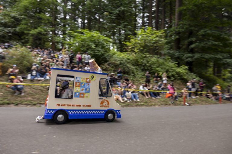 In Portland, this soap box derby combines downhill speed with extreme pageantry In Portland, this soap box derby combines downhill speed with extreme pageantry