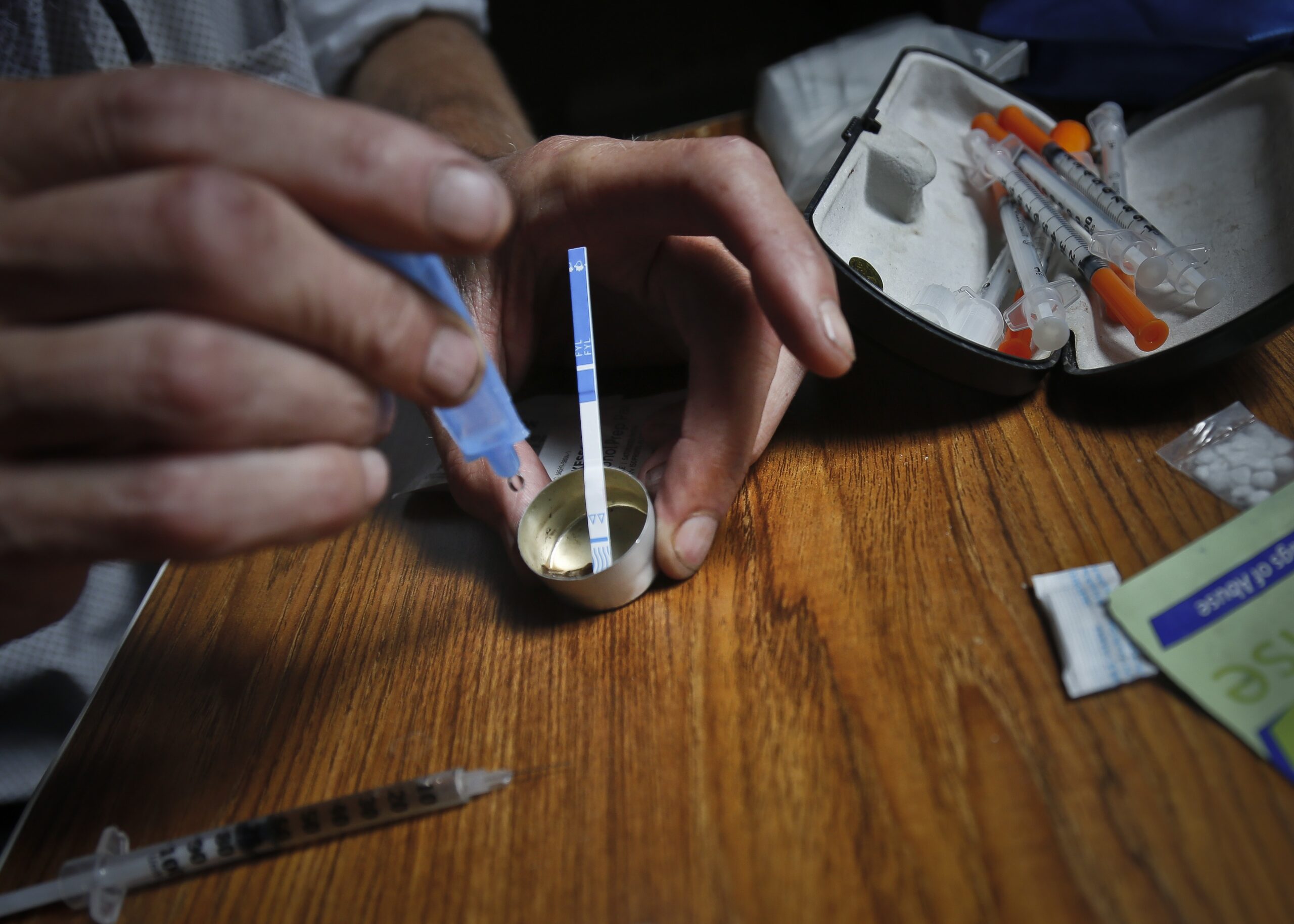 Federal funds can't be used to give test strips to drug users, raising overdose fears