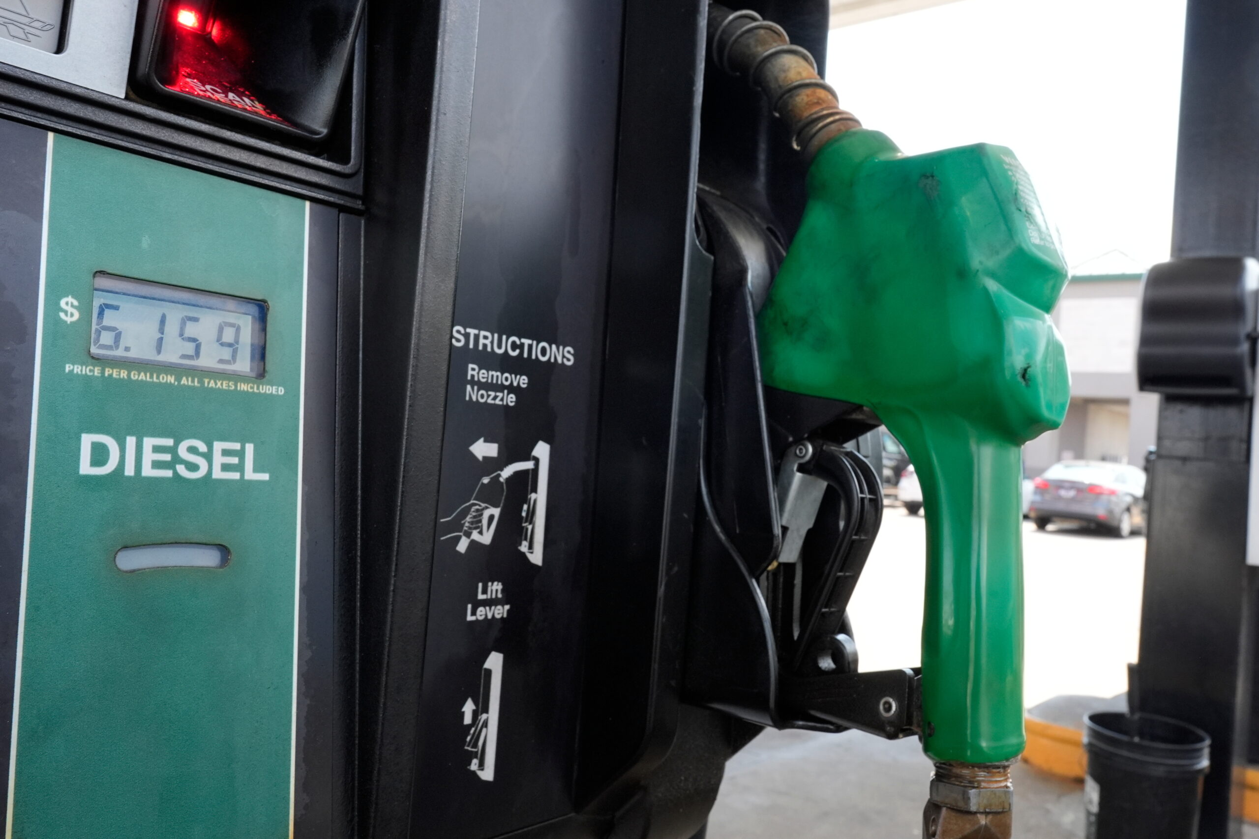 US diesel prices soar past $6 a gallon, deepening strain for hauling everyday goods