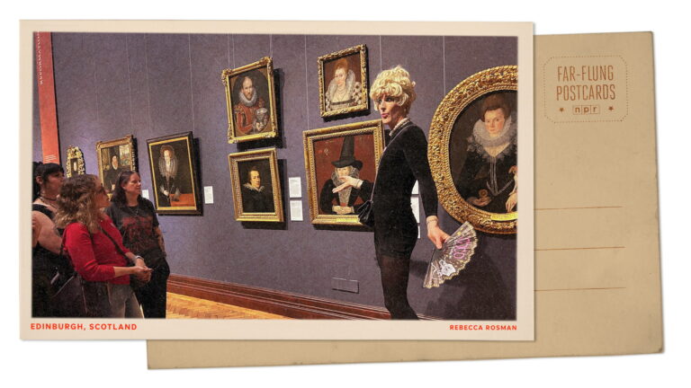 Greetings from Edinburgh, where a cheeky tour guide makes art history hilarious Greetings from Edinburgh, where a cheeky tour guide makes art history hilarious