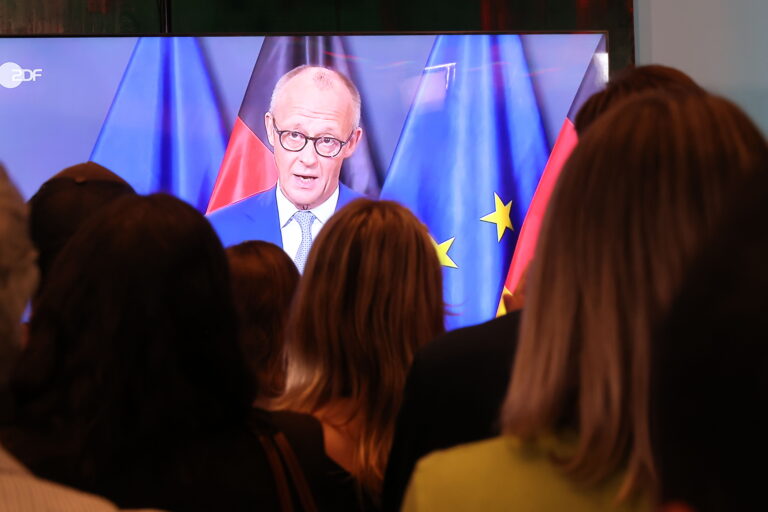 German chancellor stands his ground after his party loses in state elections German chancellor stands his ground after his party loses in state elections