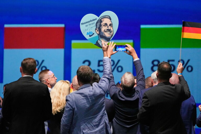 Germany's far-right achieves an electoral breakthrough in key state election Germany's far-right achieves an electoral breakthrough in key state election