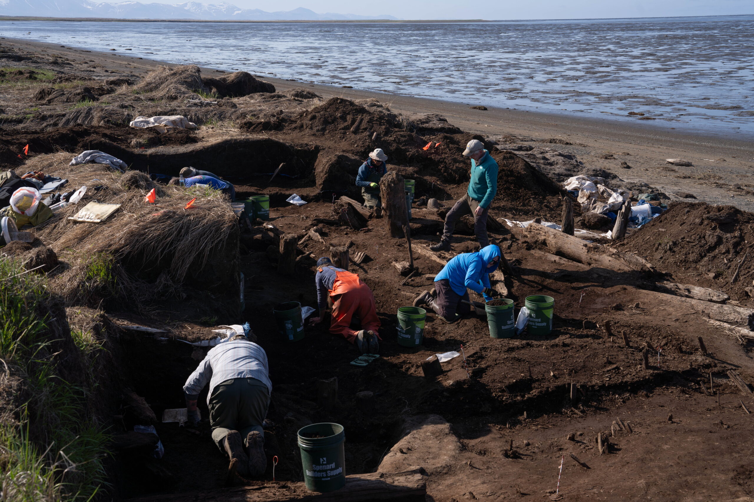Archaeologists are racing to save precious artifacts in Alaska after last year's storm