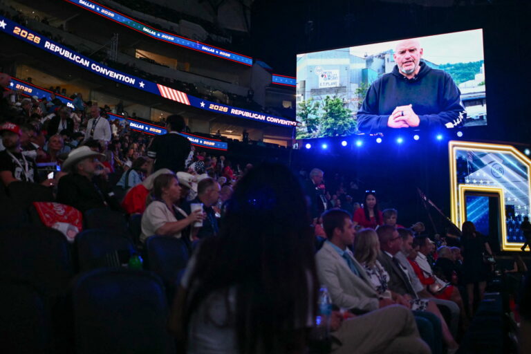 Fetterman, already at odds with his party, makes surprise video for GOP convention