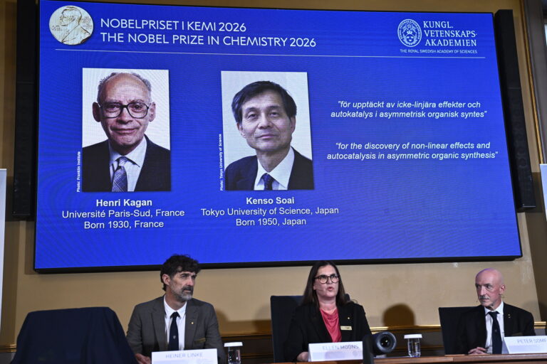 Henri B. Kagan and Kenso Soai win Nobel Prize in chemistry