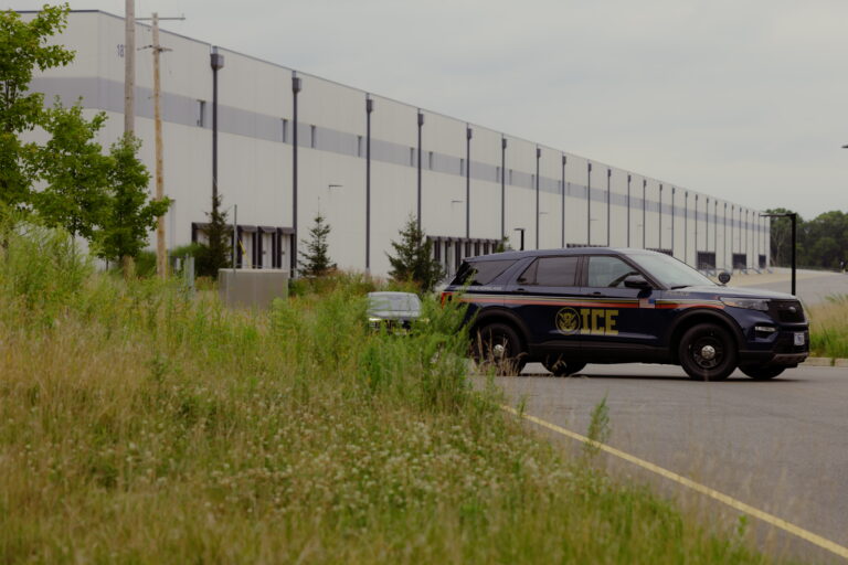 ICE has quietly used this warehouse as a detention facility all summer, neighbors say