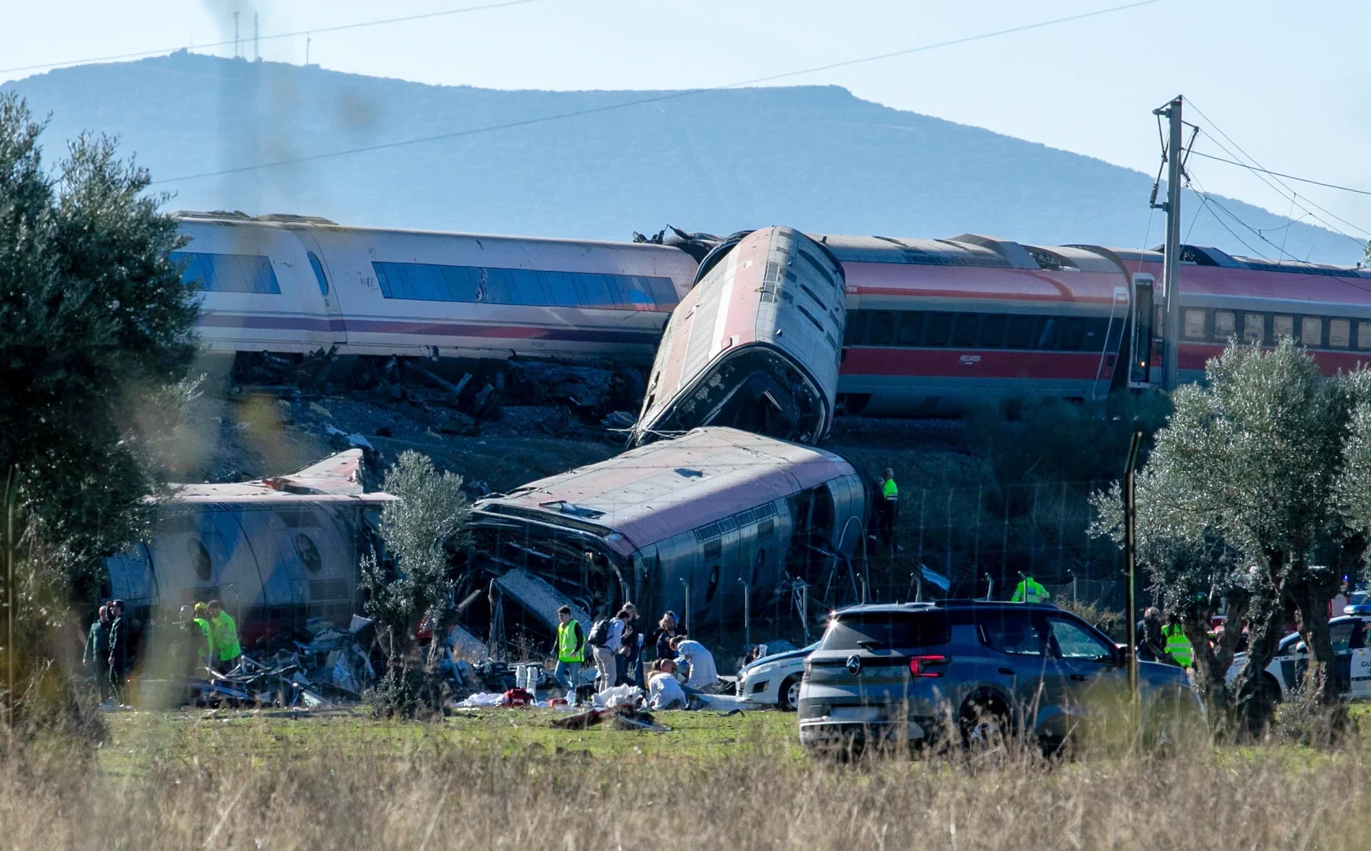 Dozens are dead in a high-speed train crash in Spain